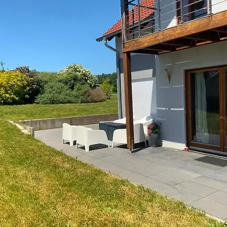 Feriehus Haus Mit Terrasse Am Sonnenuntergang Bruck in der Oberpfalz